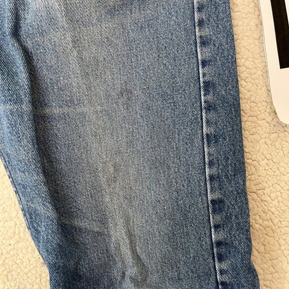 Vintage Lee Stonewashed Light Blue Jeans 34x30 Mens Union Label 100% Cotton USA - Picture 9 of 12